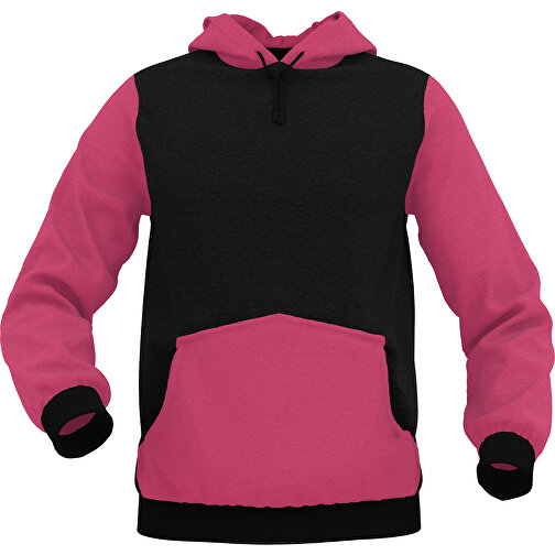 Hoodie Urban - Inkl. Individueller Gestaltung , rosa, 70% Baumwolle, 30 % Polyester, S, , Bild 1