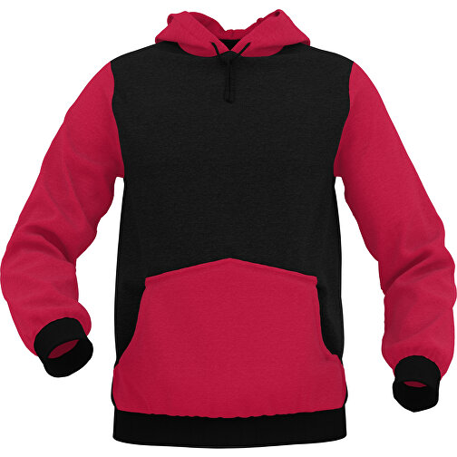 Hoodie Urban - Inkl. Individueller Gestaltung , weinrot, 70% Baumwolle, 30 % Polyester, M, , Bild 1