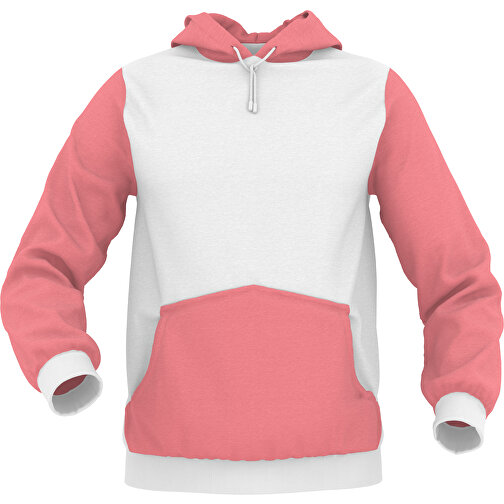 Hoodie Urban - Inkl. Individueller Gestaltung , lachspink, 70% Baumwolle, 30 % Polyester, S, , Bild 1