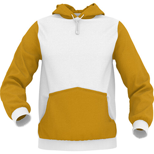 Hoodie Urban - Inkl. Individueller Gestaltung , goldgelb, 70% Baumwolle, 30 % Polyester, S, , Bild 1