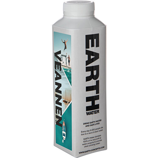EARTH Water Tetra Pak 500 Ml , weiss, Karton, 5,50cm x 19,00cm x 5,50cm (Länge x Höhe x Breite), Bild 1