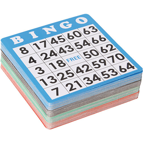 Bingo-Karten-Set (100) , , 12,50cm x 10,00cm x 13,50cm (Länge x Höhe x Breite), Bild 1
