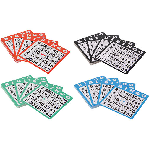 Bingo-Karten-Set (100) , , 12,50cm x 10,00cm x 13,50cm (Länge x Höhe x Breite), Bild 2