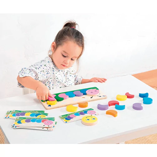 Gioco di abbinamento Bruco felice, Immagine 5