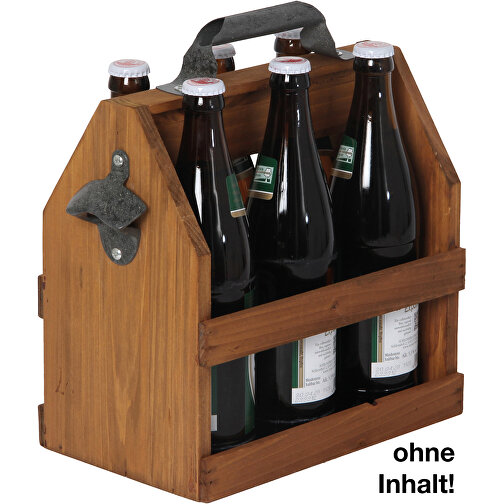 Pojemnik na piwo (6 x 0,5 l) z otwieraczem do butelek, Obraz 3