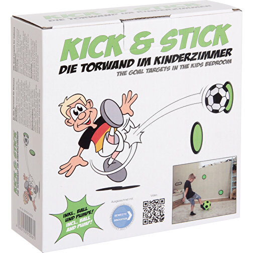Kick & Stick Torwand-Schiessen , , 21,50cm x 21,50cm x 7,50cm (Länge x Höhe x Breite), Bild 3