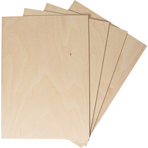 Birkensperrholzplatten (4St) DIN A 4 , , 29,50cm x 1,30cm x 20,70cm (Länge x Höhe x Breite), Bild 2