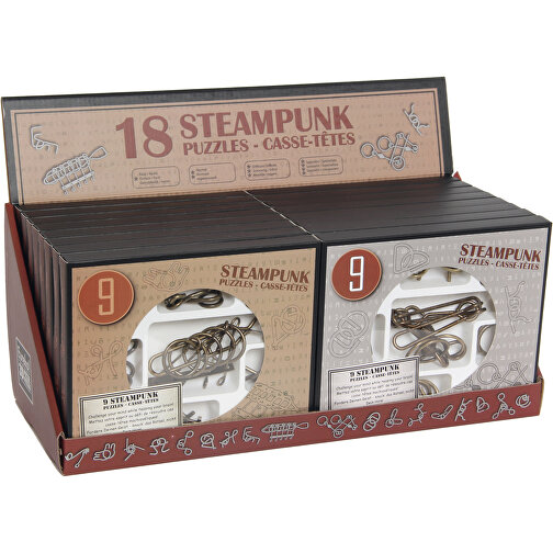 Eureka Steampunk Puzzle Display (16) , , 41,00cm x 17,50cm x 18,00cm (Länge x Höhe x Breite), Bild 2