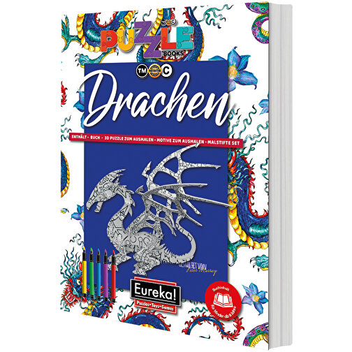 3D Puzzle Buch Drachen** , , 29,40cm x 2,00cm x 22,00cm (Länge x Höhe x Breite), Bild 2