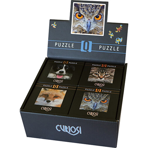 Q-Puzzle Display Tiere (16 Stück) , , 19,50cm x 8,00cm x 19,50cm (Länge x Höhe x Breite), Bild 1