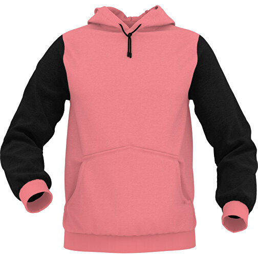 Hoodie Urban - Inkl. Individueller Gestaltung , lachspink, 70% Baumwolle, 30 % Polyester, S, , Bild 1