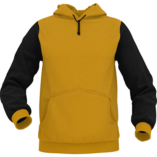 Hoodie Urban - Inkl. Individueller Gestaltung , goldgelb, 70% Baumwolle, 30 % Polyester, S, , Bild 1