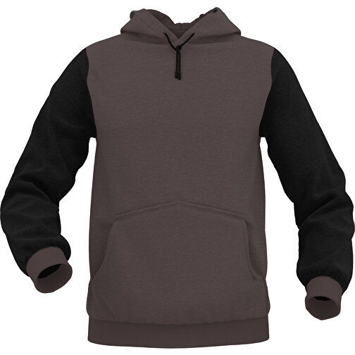 Hoodie Urban - Inkl. Individueller Gestaltung , dunkelbraun, 70% Baumwolle, 30 % Polyester, XL, , Bild 1