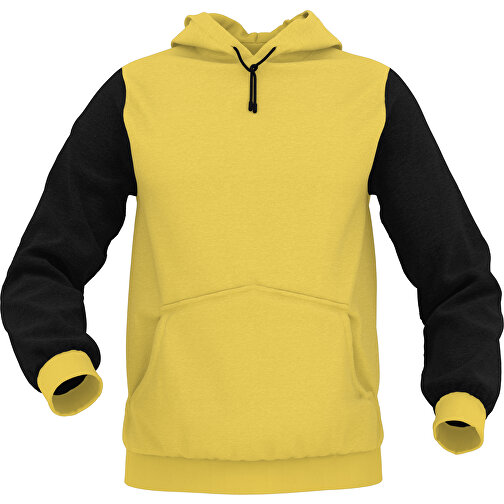 Hoodie Urban - Inkl. Individueller Gestaltung , gelb, 70% Baumwolle, 30 % Polyester, M, , Bild 1