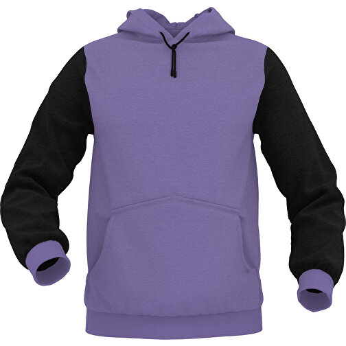 Hoodie Urban - Inkl. Individueller Gestaltung , dunkellila, 70% Baumwolle, 30 % Polyester, XL, , Bild 1