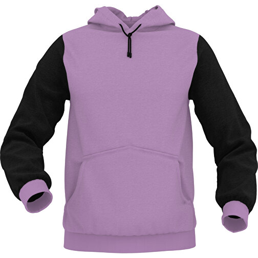 Hoodie Urban - Inkl. Individueller Gestaltung , hellviolet, 70% Baumwolle, 30 % Polyester, M, , Bild 1