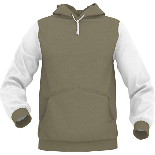 Hoodie Urban - Inkl. Individueller Gestaltung , pistazienbraun, 70% Baumwolle, 30 % Polyester, M, , Bild 1