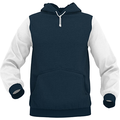 Hoodie Urban - Inkl. Individueller Gestaltung , nachtblau, 70% Baumwolle, 30 % Polyester, L, , Bild 1