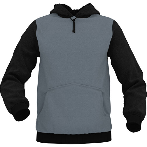 Hoodie Urban - Inkl. Individueller Gestaltung , grau, 70% Baumwolle, 30 % Polyester, XXL, , Bild 1