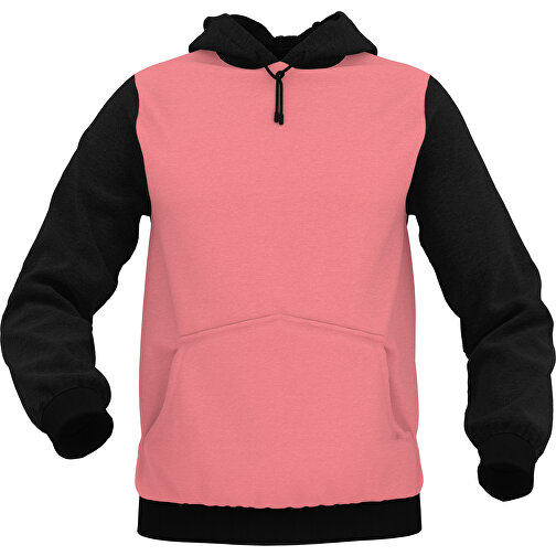 Hoodie Urban - Inkl. Individueller Gestaltung , lachspink, 70% Baumwolle, 30 % Polyester, XL, , Bild 1