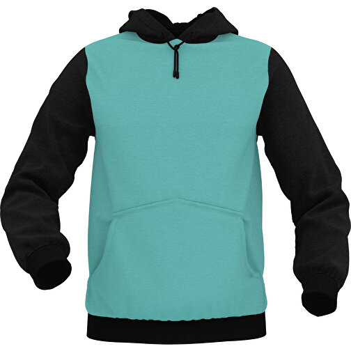 Hoodie Urban - Inkl. Individueller Gestaltung , hellgrün, 70% Baumwolle, 30 % Polyester, L, , Bild 1