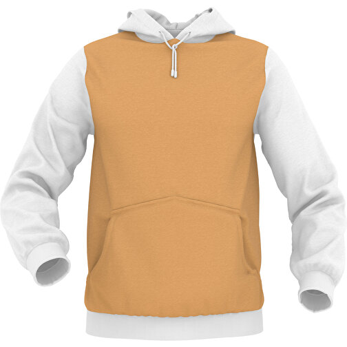 Hoodie Urban - Inkl. Individueller Gestaltung , olivorange, 70% Baumwolle, 30 % Polyester, XL, , Bild 1