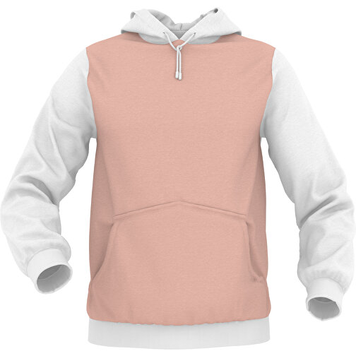 Hoodie Urban - Inkl. Individueller Gestaltung , zartrot, 70% Baumwolle, 30 % Polyester, L, , Bild 1