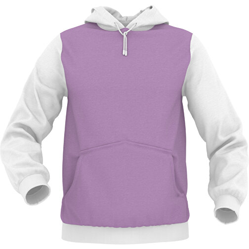 Hoodie Urban - Inkl. Individueller Gestaltung , hellviolet, 70% Baumwolle, 30 % Polyester, XL, , Bild 1