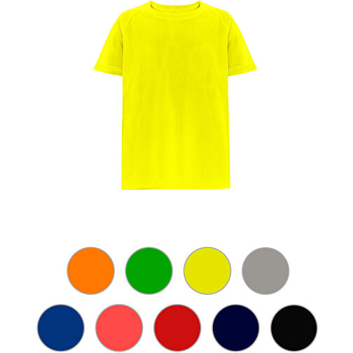 THC MOVE KIDS. Technisches T-Shirt Mit Kurzen Ärmeln Aus Polyester Für Kinder , hellgrau, Polyester, 8, 51,00cm x 1,00cm x 40,00cm (Länge x Höhe x Breite), Bild 4