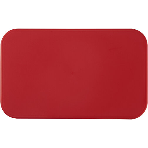 MIYO Doppel-Lunchbox , rot / rot / rot, PP Kunststoff, 18,00cm x 11,30cm x 11,00cm (Länge x Höhe x Breite), Bild 5
