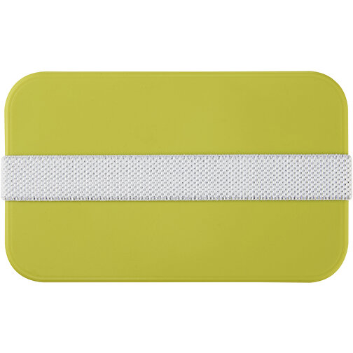 MIYO Lunchbox , limone / weiß, PP Kunststoff, 18,00cm x 6,00cm x 11,00cm (Länge x Höhe x Breite), Bild 5