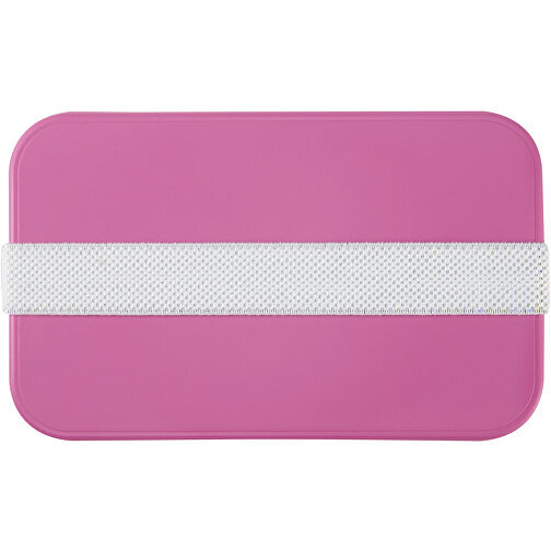MIYO Lunchbox , magenta / weiß, PP Kunststoff, 18,00cm x 6,00cm x 11,00cm (Länge x Höhe x Breite), Bild 5