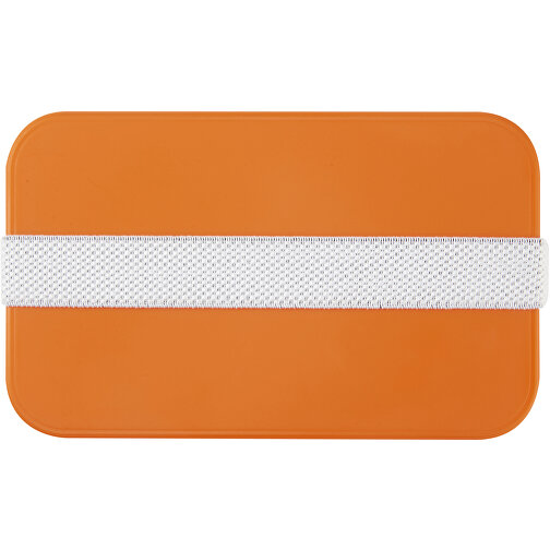 MIYO Lunchbox , orange / weiß, PP Kunststoff, 18,00cm x 6,00cm x 11,00cm (Länge x Höhe x Breite), Bild 5