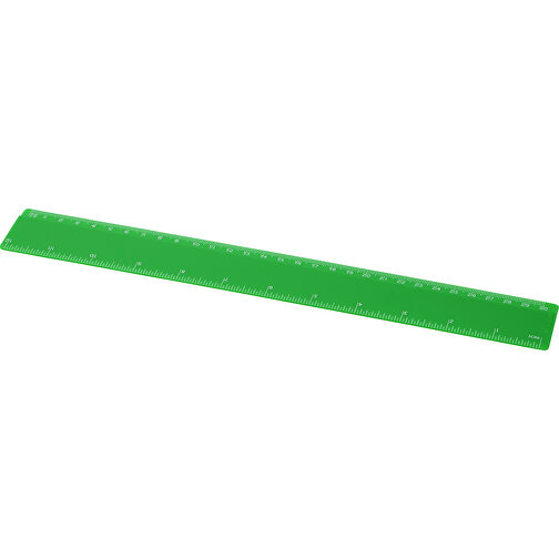 Refari 30 Cm Lineal Aus Recyceltem Kunststoff , grün, Recycelter HIPS Kunststoff, 31,20cm x 0,30cm x 4,20cm (Länge x Höhe x Breite), Bild 1