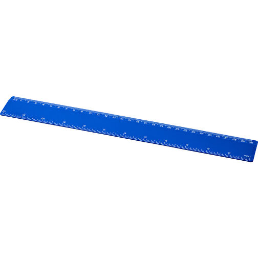 Refari 30 Cm Lineal Aus Recyceltem Kunststoff , blau, Recycelter HIPS Kunststoff, 31,20cm x 0,30cm x 4,20cm (Länge x Höhe x Breite), Bild 1
