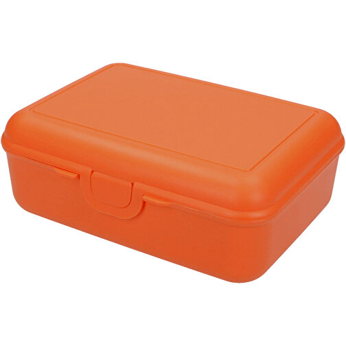 Vorratsdose 'School-Box' Deluxe, Mit Trennschale , standard-orange, Kunststoff, 19,00cm x 7,00cm x 13,90cm (Länge x Höhe x Breite), Bild 1