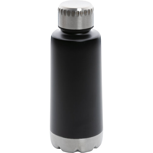 Trend Auslaufsichere Vakuum-Flasche, Schwarz , schwarz, Edelstahl, 7,00cm x 19,20cm (Länge x Höhe), Bild 1