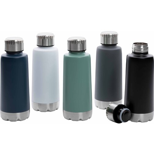 Trend Auslaufsichere Vakuum-Flasche, Schwarz , schwarz, Edelstahl, 7,00cm x 19,20cm (Länge x Höhe), Bild 6