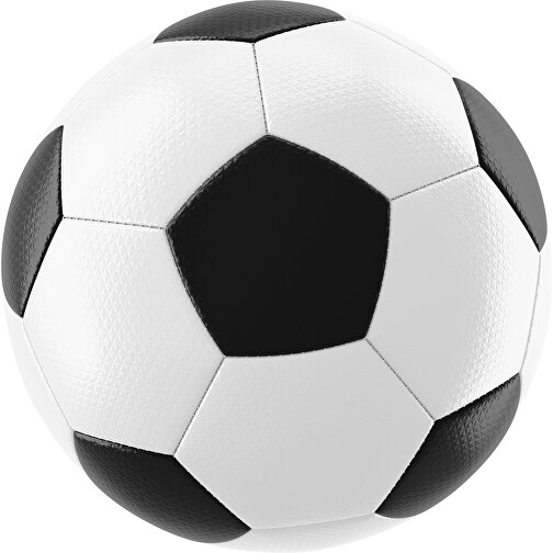 Fußball Platinum 32-Panel-Matchball - Individuell Bedruckt Und Handgenäht , weiß / schwarz, PU, 4-lagig, , Bild 1