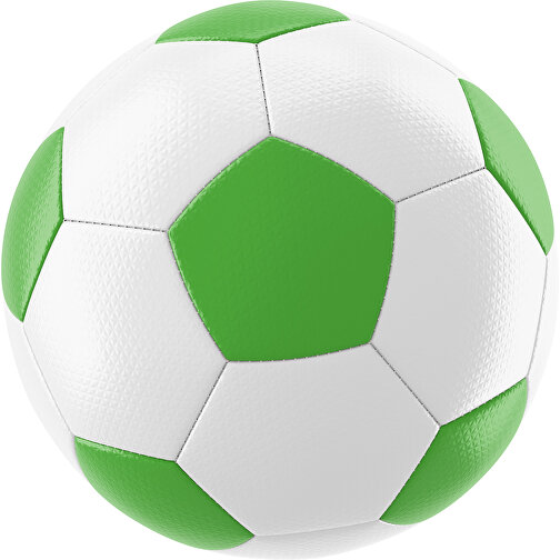 Fußball Platinum 30-Panel-Matchball - Individuell Bedruckt Und Handgenäht , weiß / grasgrün, PU, 4-lagig, , Bild 1