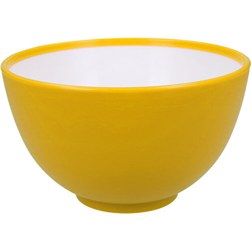 Müslischale '2 Colour' Matt , standard-gelb/weiss, Kunststoff, 8,00cm (Höhe), Bild 1