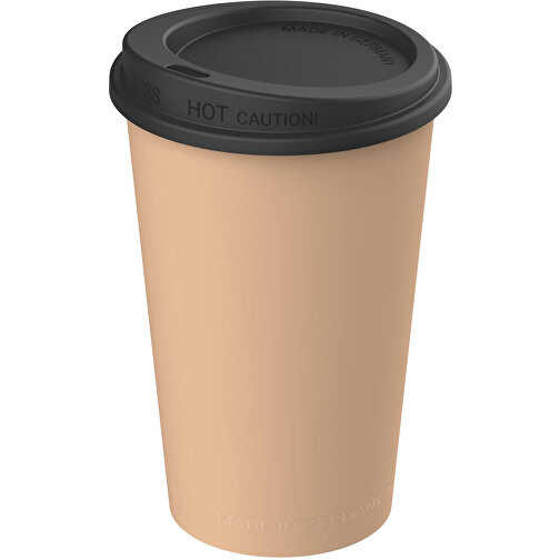 Kaffeebecher 'ToGo', 0,3 L , beständiges braun/schwarz, Kunststoff, 11,50cm (Höhe), Bild 1
