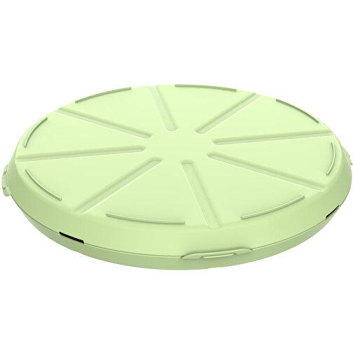 Pizzabox 'ToGo' , geselliges grün, Kunststoff, 4,50cm (Höhe), Bild 1