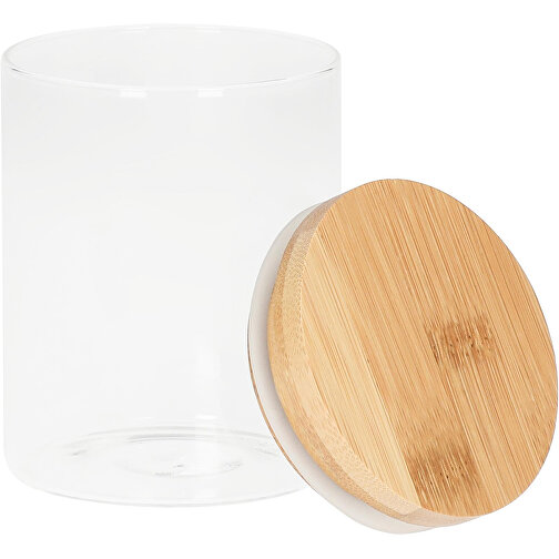 Glasbehälter 'Bamboo', 0,35 L , transparent, Glas, 11,00cm (Höhe), Bild 3