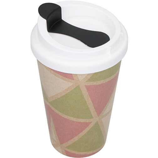 Kaffeebecher 'PremiumPlus' , rosa/weiss, Kunststoff, 15,50cm (Höhe), Bild 2