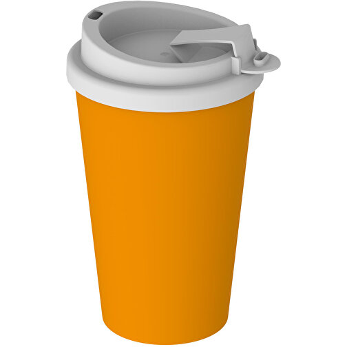 Kaffeebecher 'PremiumPlus' , standard-rot/weiß, Kunststoff, 15,50cm (Höhe), Bild 4