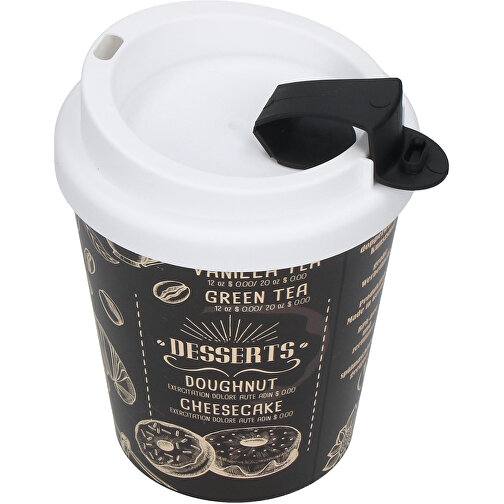 Kaffeebecher 'PremiumPlus' Small , standard-rot/weiss, Kunststoff, 12,00cm (Höhe), Bild 3