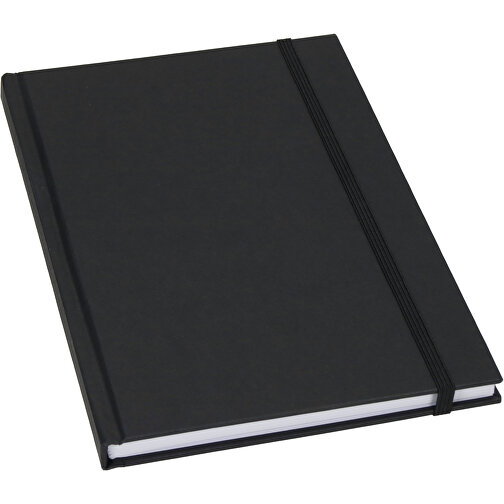 Notizbuch 'Note' A5 , schwarz, Papier-Pappe, 21,50cm x 1,30cm x 14,80cm (Länge x Höhe x Breite), Bild 1
