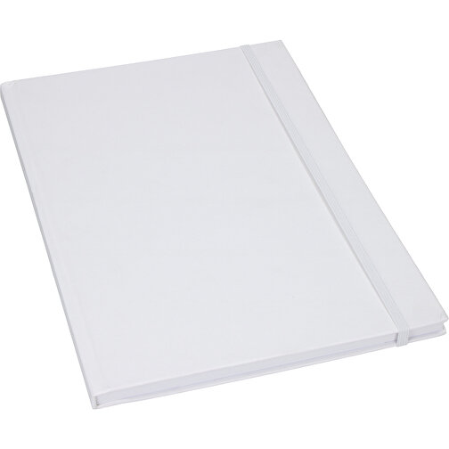 Notizbuch 'Note' A4 , weiß, Papier-Pappe, 29,70cm x 1,30cm x 21,00cm (Länge x Höhe x Breite), Bild 1