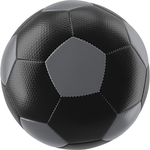 Fußball Platinum 30-Panel-Matchball - Individuell Bedruckt Und Handgenäht , schwarz / dunkelgrau, PU, 4-lagig, , Bild 1